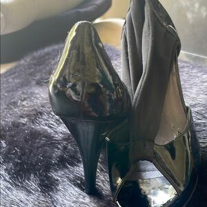 Black Patent Leather Women's Heels